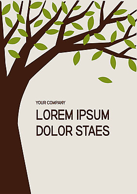 나무 템플릿 표지 나뭇잎 사람없음 프레젠테이션 문서템플릿 서식 레이아웃 문서 제안서 이미지템플릿 AI파일 식물 잎 파일형식 벡터