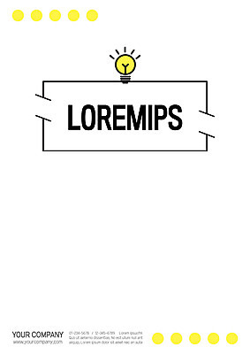 템플릿 표지 전구 사람없음 프레젠테이션 문서템플릿 서식 레이아웃 문서 제안서 이미지템플릿 AI파일 파일형식 벡터