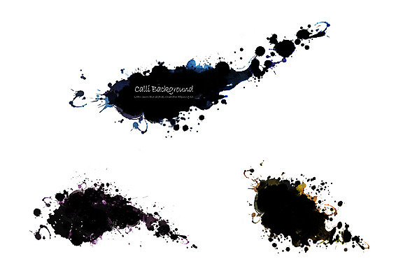 PSD 캘리배경 백그라운드 일러스트 캘리그라피 붓터치 수채화 잉크 사람없음 번짐 국내일러스트 파일형식 효과