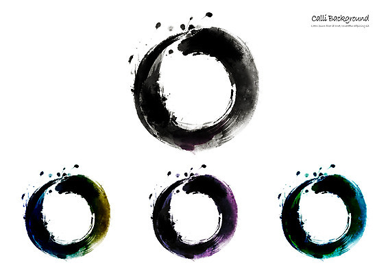 PSD 캘리배경 백그라운드 일러스트 캘리그라피 붓터치 수채화 사람없음 파란색 보라색 검은색 원형 번짐 국내일러스트 도형 컬러 파일형식 효과