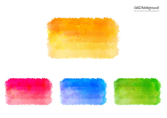 PSD 분홍색 캘리배경 백그라운드 일러스트 캘리그라피 붓터치 수채화 사람없음 초록색 파란색 컬러풀 노란색 번짐 그라데이션 국내일러스트 컬러 파일형식 효과