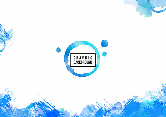 PSD 캘리배경 백그라운드 그래픽백그라운드 일러스트 캘리그라피 붓터치 수채화 사람없음 그래픽 파란색 원형 번짐 국내일러스트 도형 컬러 파일형식 효과