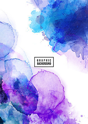 PSD 캘리배경 백그라운드 그래픽백그라운드 일러스트 캘리그라피 붓터치 수채화 사람없음 그래픽 파란색 보라색 번짐 국내일러스트 컬러 파일형식 효과
