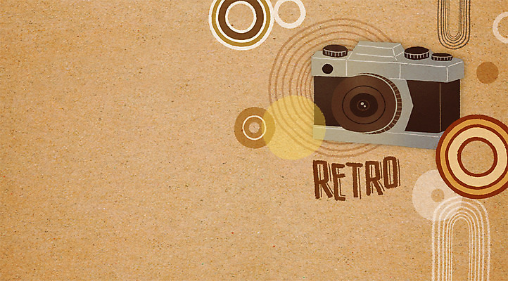 PSD 백그라운드 일러스트 사람없음 카메라 필름 복고 국내일러스트 전자제품 파일형식