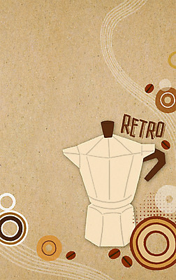 PSD 백그라운드 일러스트 사람없음 원두 커피포트 복고 국내일러스트 커피 주전자 파일형식