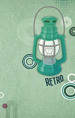 PSD 백그라운드 일러스트 조명 사람없음 랜턴 복고 국내일러스트 파일형식