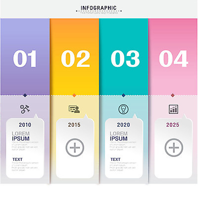 도형 말풍선 일러스트 비즈니스 전구 그래프 사람없음 숫자 사각형 인포그래픽 계획 연도 국내일러스트 AI파일 문자 컨셉 파일형식 벡터