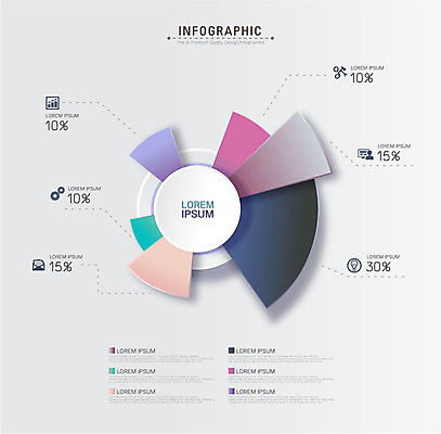 도형 일러스트 비즈니스 그래프 사람없음 인포그래픽 퍼센트 계획 국내일러스트 AI파일 컨셉 특수기호 파일형식 벡터