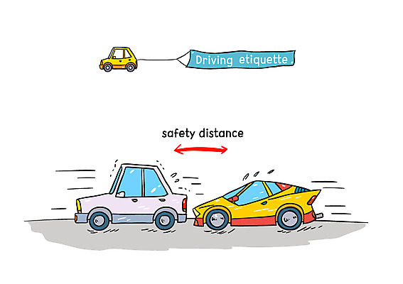 화살표 일러스트 자동차 사람없음 운전 깃발 교통안전 안전운전 안전거리 로드에티켓 국내일러스트 AI파일 육상교통 모션 안전 예절 파일형식 벡터