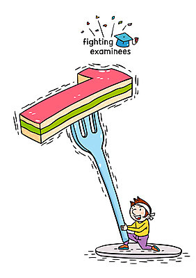 1 접시 교육 남자 포크 일러스트 학사모 청소년 한명 파이팅 수능 청소년교육 찍기 국내일러스트 AI파일 모자_잡화 식기 졸업 모션 사람 시험 파일형식 벡터