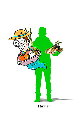 직업 남자 실루엣 일러스트 성인 두명 광주리 당근 수확 농부 무 밀짚모자 파 국내일러스트 AI파일 모자_잡화 농업 채소 뿌리채소 촬영기법 사람 바구니 파일형식 벡터