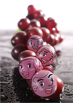 편집이미지 얼굴 음식 포토일러 포도 표정 의인화 사람없음 이미지편집 AI파일 과일 신체부위 파일형식 벡터