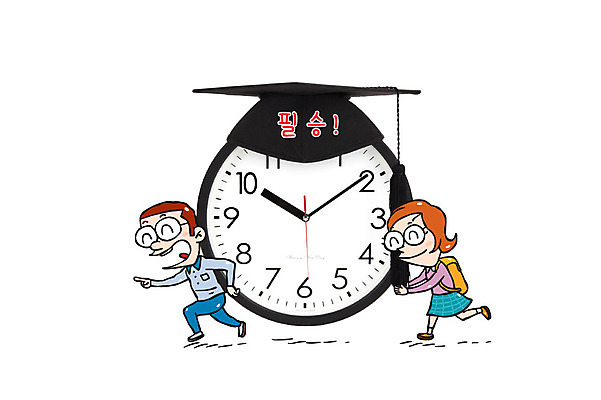 편집이미지 학생 여자 남자 시계 학사모 졸업 청소년 포토일러 두명 수능 청소년교육 필승 이미지편집 AI파일 모자_잡화 교육 사람 시험 우승 파일형식 벡터