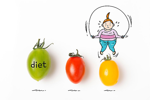 편집이미지 여자 음식 다이어트 방울토마토 포토일러 한명 운동 비만 줄넘기 이미지편집 AI파일 1 토마토 건강 사람 몸매 파일형식 벡터