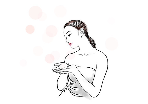 PSD 우먼라이프 여자 일러스트 한명 상반신 20대 성인 뷰티 튜브탑 국내일러스트 1 라이프스타일 상의 사람 청년 파일형식