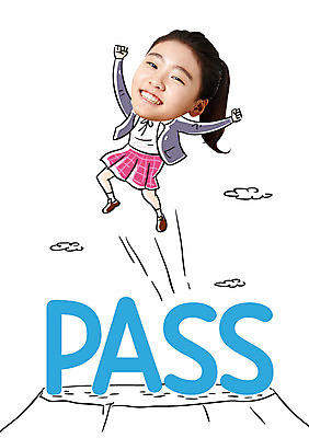 구름 편집이미지 학생 여자 청소년 포토일러 한명 웃음 10대 점프 한국인 청소년교육 합격 이미지편집 AI파일 자연요소 1 교육 모션 표정 사람 동양인 파일형식 벡터