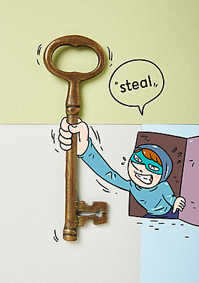 편집이미지 남자 말풍선 포토일러 열쇠 한명 문 범죄 도둑 절도 복면 이미지편집 AI파일 1 사람 범죄인 파일형식 벡터