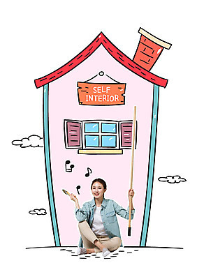 구름 편집이미지 여자 음표 창문 포토일러 주택 한명 웃음 앉기 20대 성인 인테리어 한국인 장대 DIY 이미지편집 AI파일 자연요소 1 기호 디자인 음악 모션 표정 사람 동양인 청년 취미 건물 파일형식 벡터