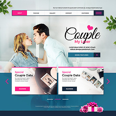 PSD 서양인 외국인 템플릿 커플 여자 남자 웹템플릿 키스 이벤트페이지 사랑 이벤트 20대 성인 두명 하트 폴라로이드사진 이미지템플릿 모양 감정 관계 사람 인종 청년 애정표현 폴라로이드 페이지 파일형식