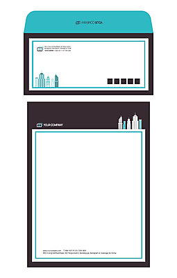 템플릿 편지봉투 빌딩 사람없음 편지지 레터폼 서식 봉투템플릿 우편봉투 레터헤드 봉투디자인 이미지템플릿 AI파일 봉투 건물 편지 우편물 파일형식 벡터