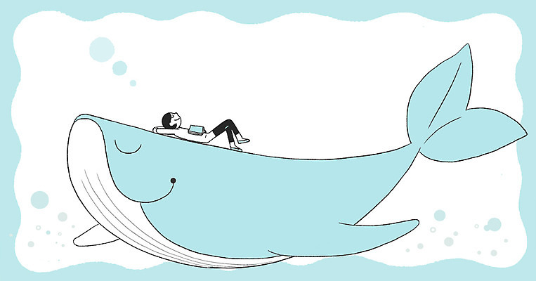 전신 PSD 여자 생각 일러스트 휴식 프레임 한명 성인 기댐 고래 프레임일러스트 국내일러스트 1 컨셉 포유류 모션 사람 수중동물 파일형식