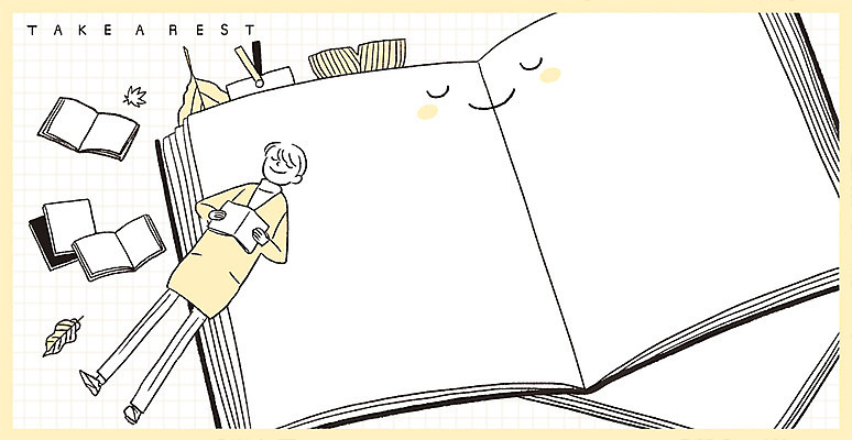 전신 PSD 여자 낙엽 일러스트 휴식 프레임 한명 성인 책 눕기 독서 가을 북마크 프레임일러스트 국내일러스트 1 계절 컨셉 잎 모션 사람 파일형식