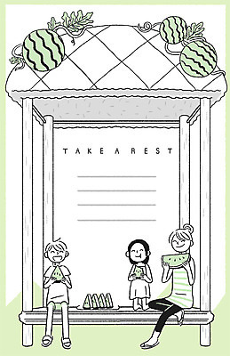 전신 PSD 여자 어린이 일러스트 휴식 여름음식 수박 프레임 성인 세명 여름 먹기 즐거움 원두막 프레임일러스트 제철음식 제철과일 국내일러스트 계절 감정 음식 컨셉 과일 모션 사람 제철 파일형식 여름_계절