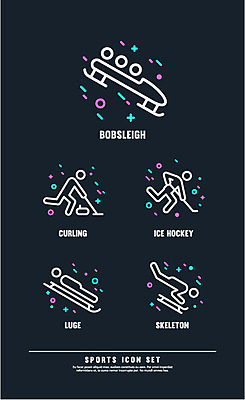 아이콘 스포츠 올림픽 겨울 동계올림픽 사람모양 사람없음 세트 픽토그램 픽토그램아이콘 아이스하키 루지 봅슬레이 스켈레톤 컬링 2D아이콘 AI파일 모양 계절 겨울스포츠 하키 파일형식 벡터