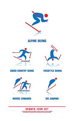 아이콘 스포츠 올림픽 겨울 스키 겨울스포츠 동계올림픽 사람모양 사람없음 세트 픽토그램 픽토그램아이콘 스키점프 노르딕복합 알파인스키 크로스컨트리 프리스타일스키 2D아이콘 AI파일 모양 계절 경기 파일형식 벡터