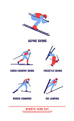 아이콘 남자 스포츠 올림픽 겨울 겨울스포츠 동계올림픽 여러명 성인 세트 픽토그램 픽토그램아이콘 스키점프 노르딕복합 알파인스키 크로스컨트리 프리스타일스키 2D아이콘 AI파일 계절 다수 스키 사람 경기 파일형식 벡터