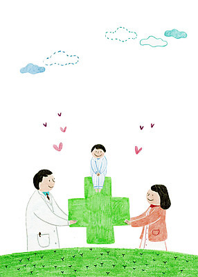 전신 PSD 구름 여자 남자 어린이 의자 일러스트 사랑 초원 상반신 성인 세명 믿음 간호사 의사 하트 국내일러스트 자연요소 모양 감정 가구 사람 의료진 파일형식