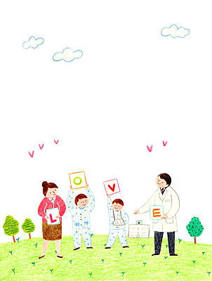전신 PSD 나무 구름 여자 남자 어린이 일러스트 병원 사랑 초원 여러명 성인 간호사 의사 하트 깁스 국내일러스트 자연요소 모양 식물 감정 다수 의학 사람 의료진 의료용품 파일형식
