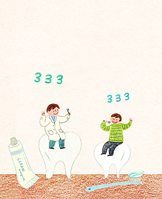 전신 PSD 남자 어린이 일러스트 성인 두명 의사 양치 치아 칫솔 치약 방법 국내일러스트 사람 위생용품 청결 의료진 소화기관 파일형식