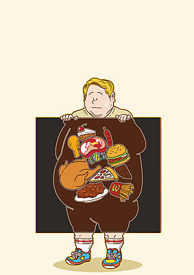 전신 PSD 남자 다이어트 일러스트 피자 엑스레이 스파게티 사탕 육류 한명 성인 케이크 초콜릿 치킨 감자튀김 햄버거 비만 비엔나소시지 식이조절 지방간 국내일러스트 1 식재료 의학 디저트 감자 패스트푸드 파스타 서양음식 건강 사람 튀김 소시지 질병 몸매 닭고기요리 파일형식