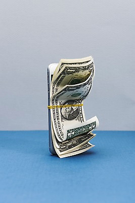 포토 JPG 사람없음 금융 스마트폰 달러 고무줄 묶기 외화 국내포토 돈 모션 경제 핸드폰 스마트기기 파일형식