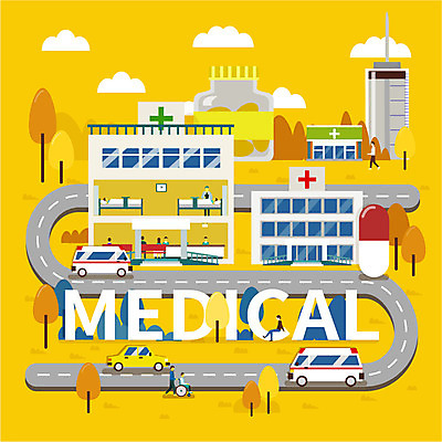 나무 구름 여자 남자 도로 일러스트 의학 자동차 병원 주사기 여러명 성인 타이포그라피 알약 마을 환자 의사 구급차 약국 휠체어 국내일러스트 AI파일 자연요소 식물 문자 길 육상교통 다수 의료기기 교통시설 사람 약 의료진 파일형식 벡터