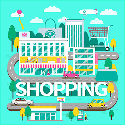 여자 남자 도로 일러스트 자동차 여러명 성인 타이포그라피 건물 쇼핑 쇼핑백 마을 카트 쇼핑카 지갑 애드벌룬 비행선 백화점 자판기 편의점 국내일러스트 AI파일 문자 건축물 길 육상교통 다수 가방 교통시설 사람 상점 파일형식 벡터