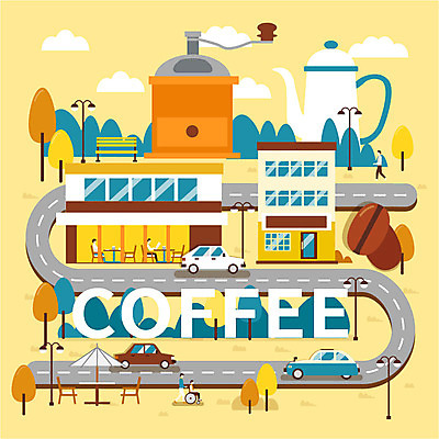 여자 남자 도로 커피 가로등 벤치 일러스트 자동차 여러명 성인 타이포그라피 마을 카페 원두 커피포트 원두커피 그라인더 국내일러스트 AI파일 문자 공공시설 길 음료 육상교통 다수 의자 교통시설 주전자 사람 상점 커피용품 파일형식 벡터