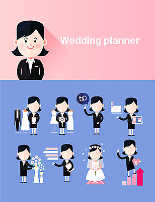 아이콘 직업 캐릭터 여자 신부 부케 웨딩드레스 포즈 신랑 결혼 그래프 직업캐릭터 설명 정장 턱시도 여러명 성인 세트 플랫 계획 오르기 결혼반지 웨딩플래너 얼굴없음 여자만 2D아이콘 AI파일 드레스 옷 꽃다발 다수 컨셉 모션 사람 이벤트 반지 파일형식 벡터