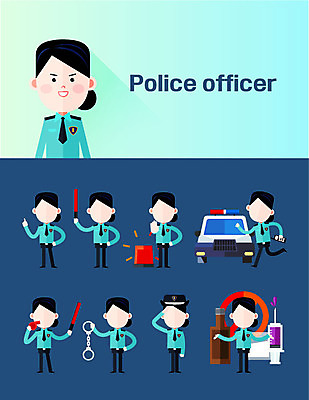 아이콘 직업 캐릭터 여자 포즈 직업캐릭터 주사기 경고 여러명 성인 세트 약 운전 금지 인사 범죄 플랫 경찰 수갑 경례 경찰차 교통정리 얼굴없음 여자만 2D아이콘 AI파일 다수 교통 의학 의료기기 모션 자동차 사람 예절 파일형식 벡터