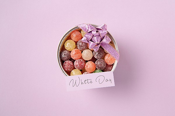 포토 JPG 리본 백그라운드 화이트데이 사탕 이벤트 사람없음 데이 파스텔 국내포토 기념일 데이이벤트 학용품 디저트 파일형식