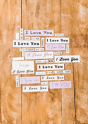 포토 JPG 종이 백그라운드 프로포즈 사랑 사람없음 목재 아이러브유 나무배경 국내포토 나무 감정 재료 파일형식