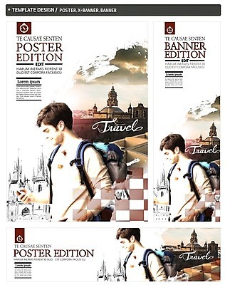 PSD 서양인 건축물 배너 배너템플릿 남자 가로배너 ZIP 포스터 세로배너 해외여행 여행 배낭 한명 상반신 20대 성인 옆모습 세트 현수막 배낭여행 외국인 템플릿 1 해외 건축 뷰포인트 가방 사람 청년 가로 세로 파일형식