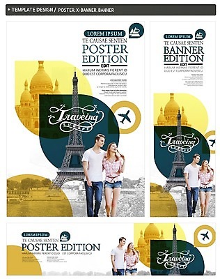 PSD 서양인 배너 커플 배너템플릿 여자 남자 가로배너 ZIP 포스터 세로배너 해외여행 여행 어깨동무 비행기 서기 20대 성인 두명 관광지 세트 현수막 에펠탑 모스크 랜드마크 외국인 템플릿 해외 포즈 관계 항공교통 모션 대중교통 사람 청년 가로 세로 이슬람교 파리 파일형식