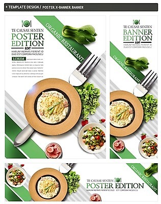 PSD 접시 배너 배너템플릿 가로배너 ZIP 포스터 세로배너 포크 딸기 파스타 사람없음 세트 샐러드 현수막 피클 청경채 템플릿 식기 음식 채소 과일 서양음식 가로 세로 절임 파일형식