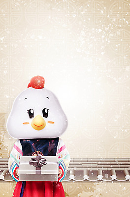 PSD 편집이미지 한국전통 여자 새해 프레임 한명 서기 들기 상반신 앞모습 30대 선물상자 닭 한복 닭캐릭터 새해선물 기와담장 정유년 이미지편집 1 전통 뷰포인트 동물캐릭터 모션 조류 한국 기와 선물 사람 장년 담장 상자 전통의상 파일형식 2017년 명절선물