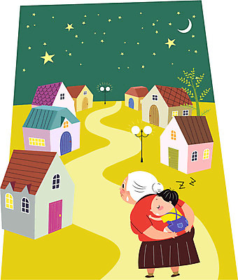 전신 여자 노년 남자 별 길 할머니 어린이 가로등 일러스트 손자 주택 피곤 야외 두명 건물 실버라이프 부모 잠 기다림 수면 야간 초승달 업기 힘듦 국내일러스트 AI파일 자연요소 라이프스타일 건축물 공공시설 컨셉 가족 모션 사람 성인 물 달 손주 파일형식 벡터