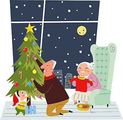 전신 나무 식물 여자 할아버지 노년 남자 별 할머니 어린이 크리스마스 일러스트 창문 손자 건물 장식 세명 실버라이프 소파 크리스마스트리 바구니 노부부 화목 달 방울 눈 뜨개질 털실 즐거움 털옷 국내일러스트 AI파일 자연요소 라이프스타일 건축물 부부 옷 기념일 감정 컨셉 의자 날씨 사람 성인 취미 실 손주 파일형식 벡터