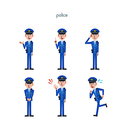 전신 클립아트 직업 캐릭터 남자 포즈 일러스트 안내 직업캐릭터 손짓 여러명 성인 세트 인사 경찰 OK 바쁨 경례 남자만 일러캐릭터 AI파일 다수 모션 사람 예절 파일형식 벡터