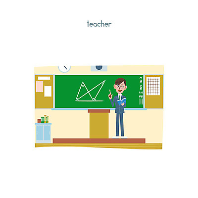 전신 클립아트 남자 시계 일러스트 수업 알림판 한명 성인 교사 칠판 수학 가르침 삼각형 시간표 교과서 각도 교탁 남자만 국내일러스트 AI파일 도형 직업 1 교육 교과목 교재 사람 계획 파일형식 벡터